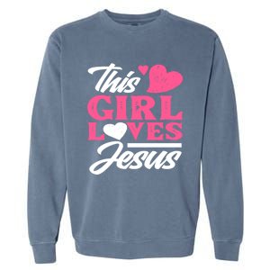 Cute Christian Girl Gift Garment-Dyed Sweatshirt