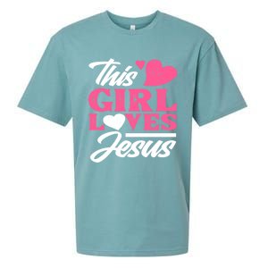 Cute Christian Girl Gift Sueded Cloud Jersey T-Shirt