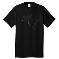 CPU Chip Gift Electrical Engineers Computer Circuit Board Tall T-Shirt