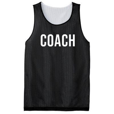 Coach Coaches Gift Mesh Reversible Basketball Jersey Tank