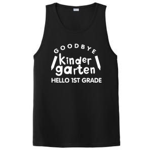 Cool Chic Goodbye Kindergarten Hello 1St Grade Gift PosiCharge Competitor Tank