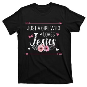 Cute Christian Gift for  Just a  who Loves Jesus T-Shirt