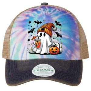 Cute C Ghost Coffee Women Legacy Tie Dye Trucker Hat