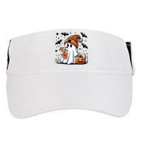 Cute C Ghost Coffee Women Adult Drive Performance Visor