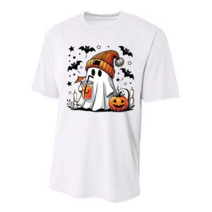 Cute C Ghost Coffee Women Performance Sprint T-Shirt