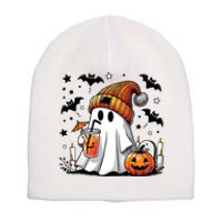 Cute C Ghost Coffee Women Short Acrylic Beanie