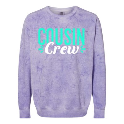 Cousin Crew Gift Colorblast Crewneck Sweatshirt