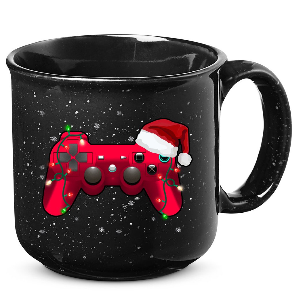 Christmas Controller Gamer Gift 15oz Campfire Ceramic Mug