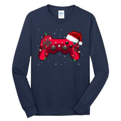 Christmas Controller Gamer Gift Tall Long Sleeve T-Shirt