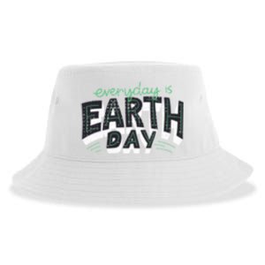 Climate Change Global Warming Everyday Is Earth Day Gift Sustainable Bucket Hat