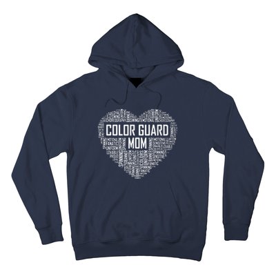 Cute Color Guard Mom Gift Colorguard Marching Band Hoodie