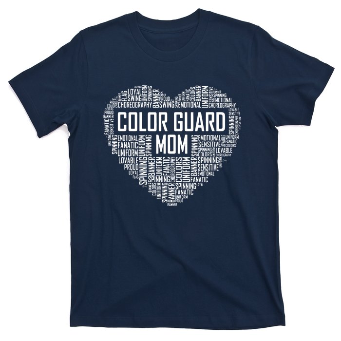 Cute Color Guard Mom Gift Colorguard Marching Band T-Shirt