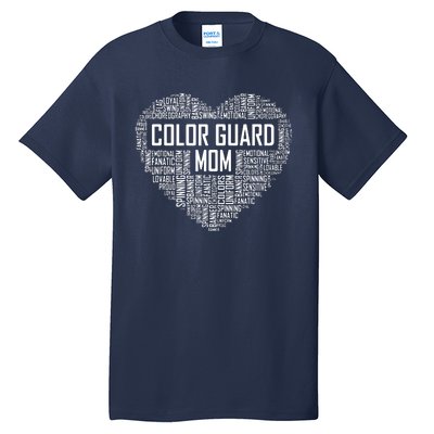 Cute Color Guard Mom Gift Colorguard Marching Band Tall T-Shirt