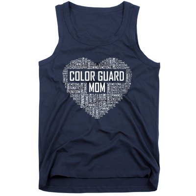 Cute Color Guard Mom Gift Colorguard Marching Band Tank Top