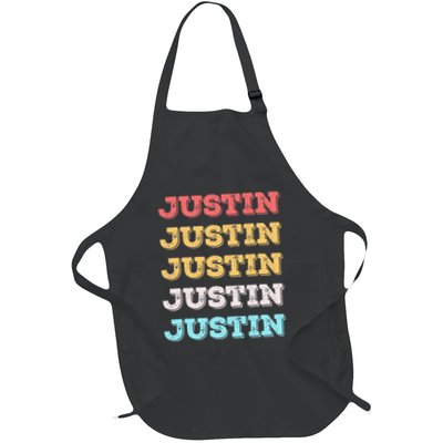 Cute Custom Gift Justin Name Personalized Apron