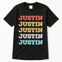 Cute Custom Gift Justin Name Personalized Tall T-Shirt