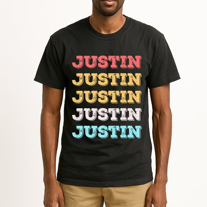 Cute Custom Gift Justin Name Personalized Tall T-Shirt