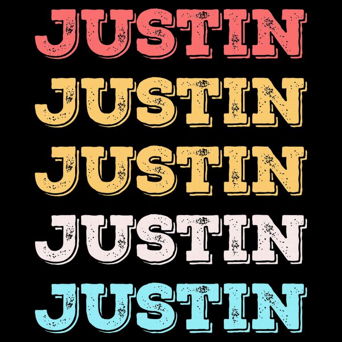 Cute Custom Gift Justin Name Personalized Bucket Hat
