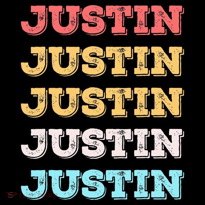 Cute Custom Gift Justin Name Personalized Toddler Sweatshirt