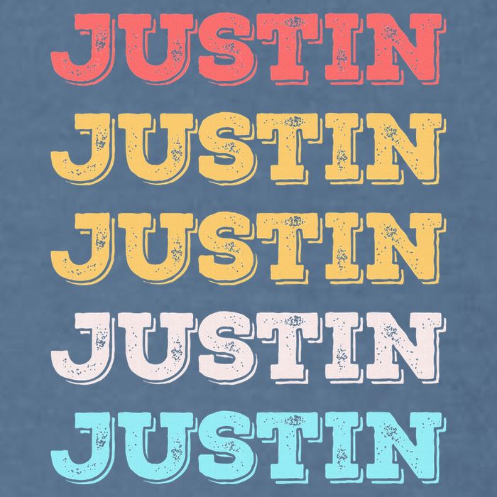Cute Custom Gift Justin Name Personalized Garment-Dyed Sweatshirt