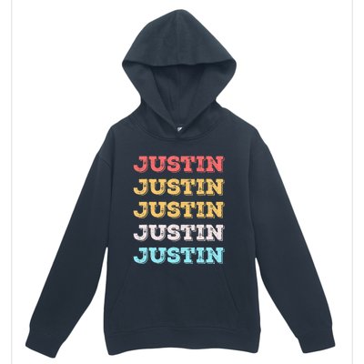 Cute Custom Gift Justin Name Personalized Urban Pullover Hoodie