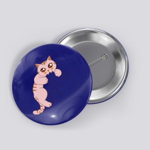 Cute Cat Graphic Design Meowy Girls Gift Button