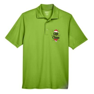 Cute Christmas Gigi Claus Men's Origin Performance Piqué Polo