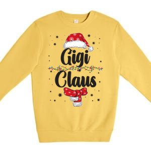 Cute Christmas Gigi Claus Premium Crewneck Sweatshirt