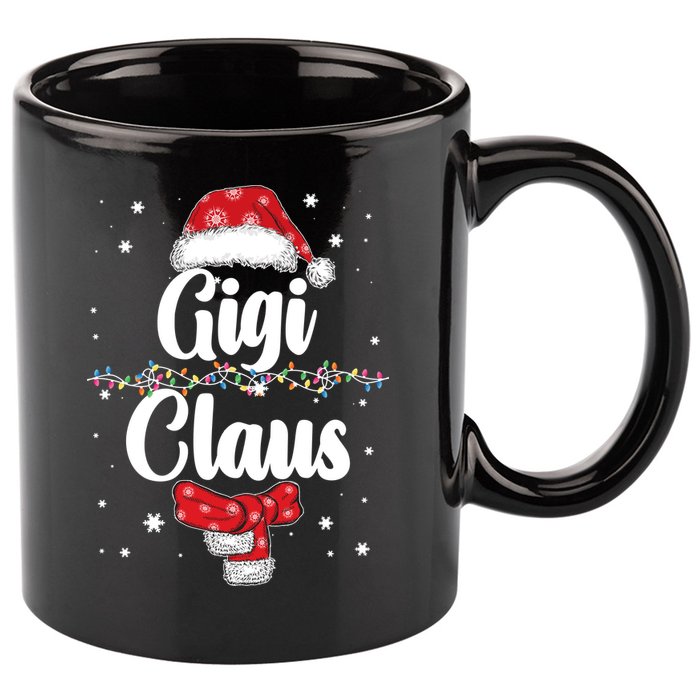Cute Christmas Gigi Claus 11oz C Handle Ceramic Mug