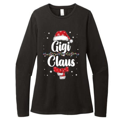 Cute Christmas Gigi Claus Womens CVC Long Sleeve Shirt