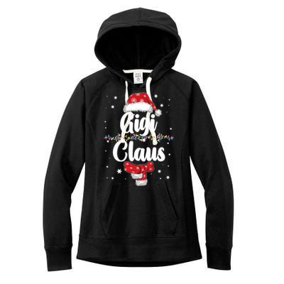 Cute Christmas Gigi Claus Women's Fleece Hoodie