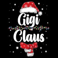 Cute Christmas Gigi Claus Flat Bill Trucker Hat