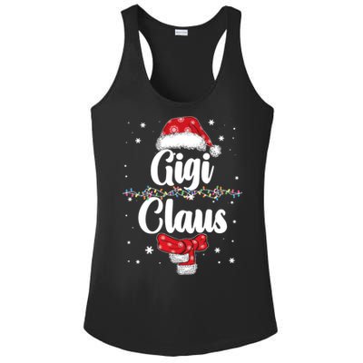 Cute Christmas Gigi Claus Ladies PosiCharge Competitor Racerback Tank