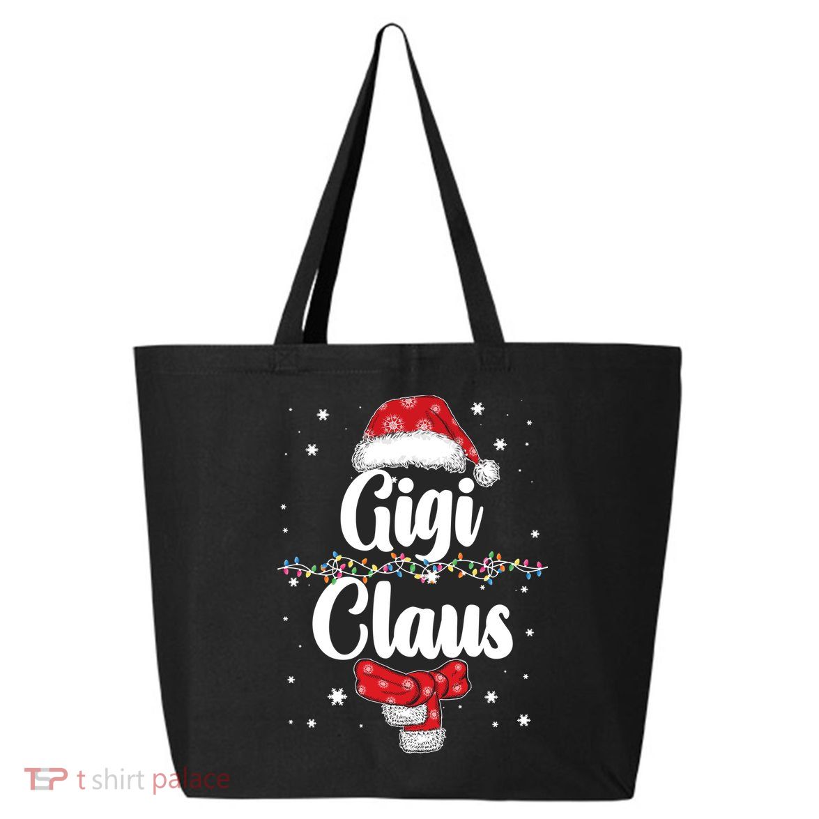 Cute Christmas Gigi Claus 25L Jumbo Tote