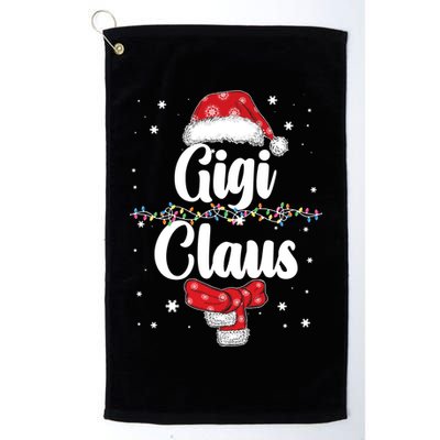 Cute Christmas Gigi Claus Golf Towel