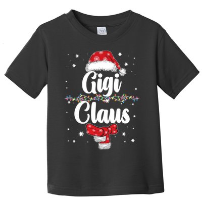 Cute Christmas Gigi Claus Toddler T-Shirt