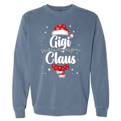 Cute Christmas Gigi Claus Garment-Dyed Sweatshirt