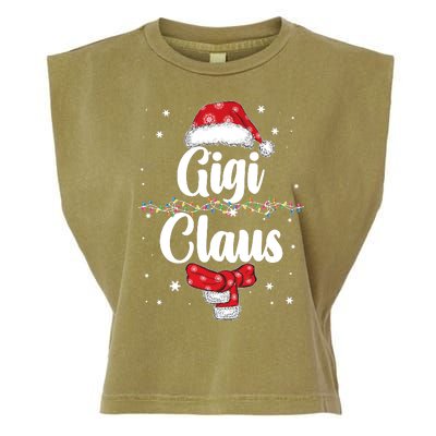 Cute Christmas Gigi Claus Garment-Dyed Women's Muscle Tee