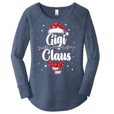 Cute Christmas Gigi Claus Women's Perfect Tri Tunic Long Sleeve Shirt