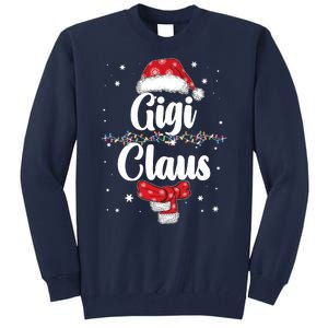 Cute Christmas Gigi Claus Tall Sweatshirt