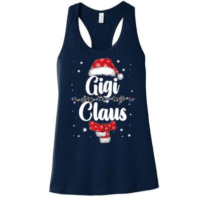 Cute Christmas Gigi Claus Women's Racerback Tank