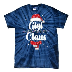 Cute Christmas Gigi Claus Tie-Dye T-Shirt