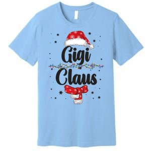 Cute Christmas Gigi Claus Premium T-Shirt