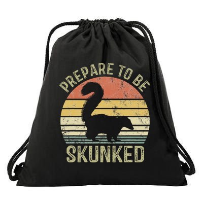 Cribbage Card Game Player Funny Lover Prepare To Be Skunked Drawstring Bag