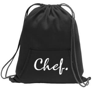 Chef Sweatshirt Cinch Pack Bag