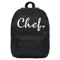 Chef 16 in Basic Backpack