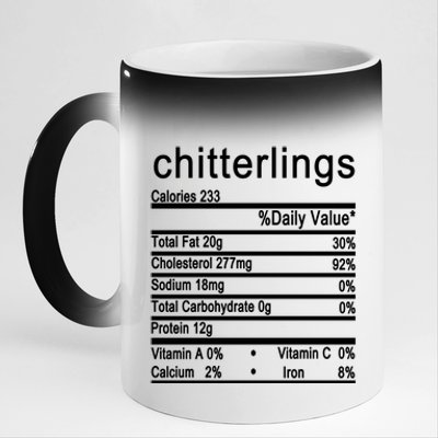 Chitterlings 11oz Black Color Changing Mug