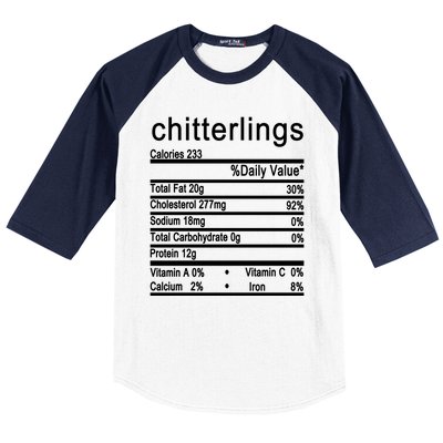 Chitterlings Baseball Sleeve Shirt