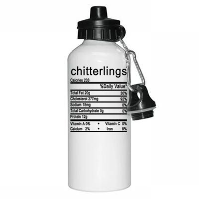 Chitterlings Aluminum Water Bottle