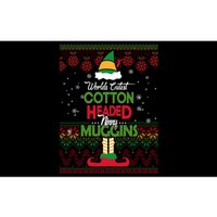 Cutest Cotton Headed Ninny Muggins Funny Christmas Elf Bumper Sticker